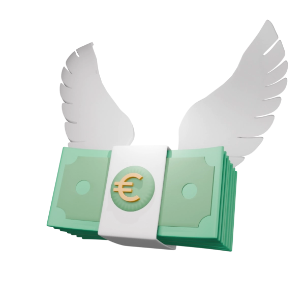 flying money